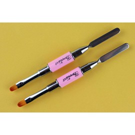 M Polymer Gel Dual-Ended Tool – 2 in 1 Brush & Picker for UV/LED Nail Art, Nail Tips & Extensions Builder