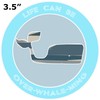 Athena Brands Blue Whale Life Can Be Over-Whale-Min - Wakeboard