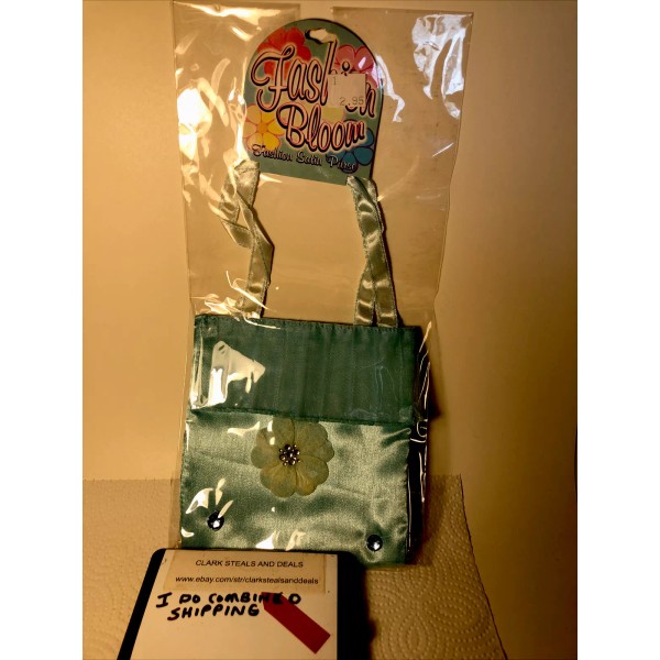 Fashion Bloom Vintage Fashion Bloom Satin Purse New In Package