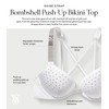 Victoria's Secret Shine Strap Bombshell Push-Up Bikini Top, White, 32A