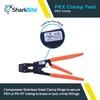 SharkBite PEX Clamp Tool, 3-Handle Tool with Orange Handle, Plumbing