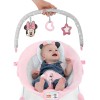 Silla Mecedora Vibrador Musical Minnie Mouse Rosa Claro
