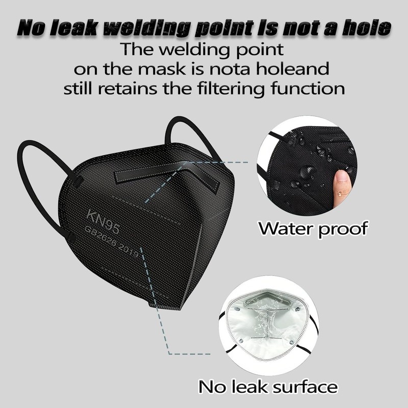 50pcs KN95 Face Mask 5 Layer Cup Dust Safety Masks