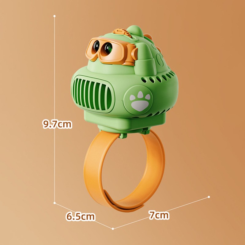 Dinosaur Projection Watch Fan Small Cartoon 3 Wind Speed Fan