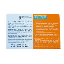 New Belo Intensive Sealed Kojic & Tranexamico Facade and Pre-Treatment Exfoliating Soap - 65 g - with Lime Exfoliation
