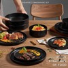 Onader 16 Piece Dinnerware Sets with Serving Bowls for 4,