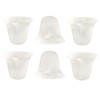 Eumyviv Bell Shaped Alabaster Glass Lamp Shade Replacement with 1-5/8-inch