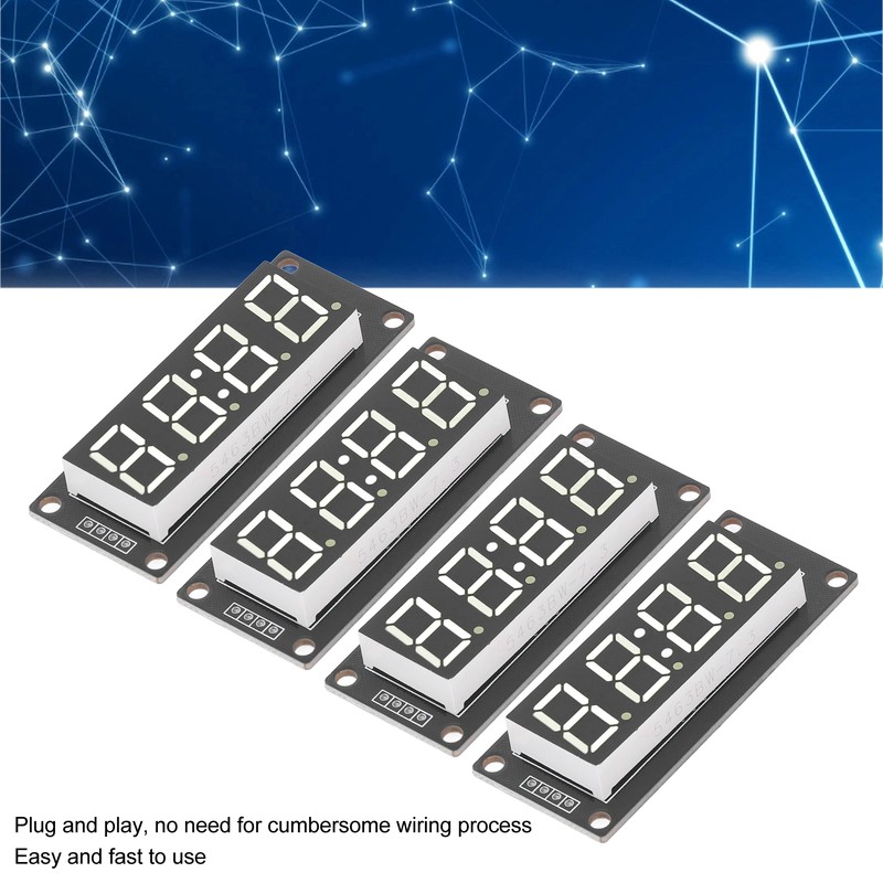 4 Set 4 Digit Digital Tube LED Display Board 7