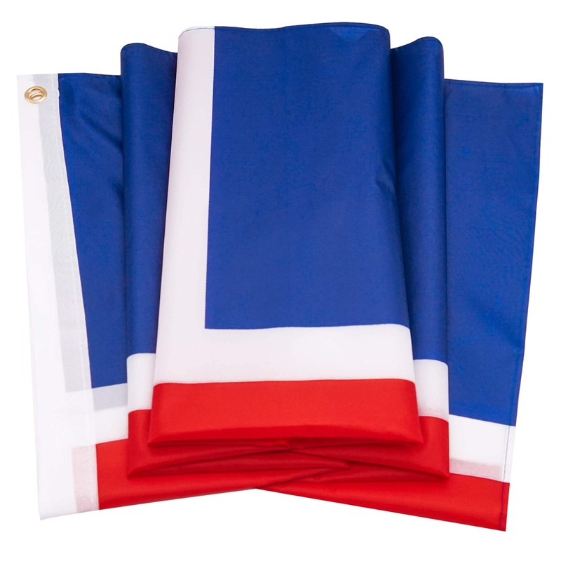 DANF Iceland Flag 3x5 Foot Polyester Icelandic National Flags Polyester