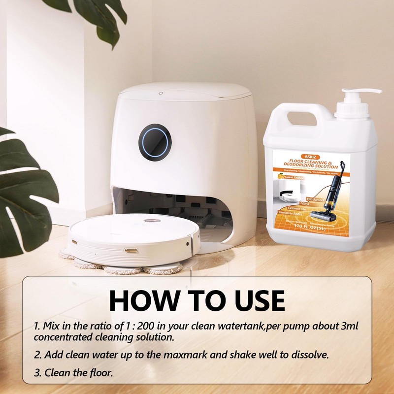 5L Floor Cleaning Solution,Floor Cleaner for Mopping with Tineco,Deep Cleaning