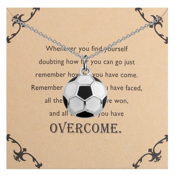 Lywjyb Birdgot Football Necklace Football Fan Gift Football Girl Gift