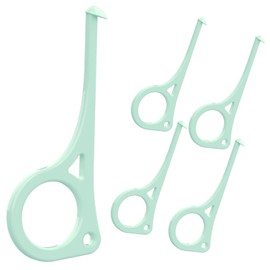 Aligner Removal Tool, 5 Invisible Braces Removal Tools, Retainer Remover Tool, Suitable for Removing Braces, Trays, Retainers, Dentures and Aligners(Light green).