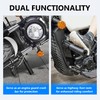 BAKAFOH Motorcycle Engine Guard Crash Bars Falling Protectors Highway Foot