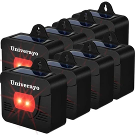 Coyote Deterrent Solar Predator Control Lights Skunk Raccoon Deer Repellent Devices Fox Animal Repeller 8 Pack Upgraded Version