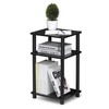 Furinno Just 3-Tier Turn-N-Tube End Table / Side Table /