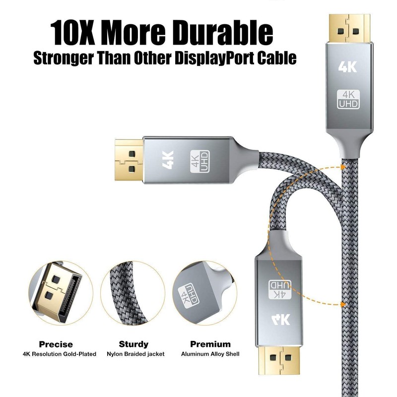 Display Port to HDMI - Male to Female Cable 1m