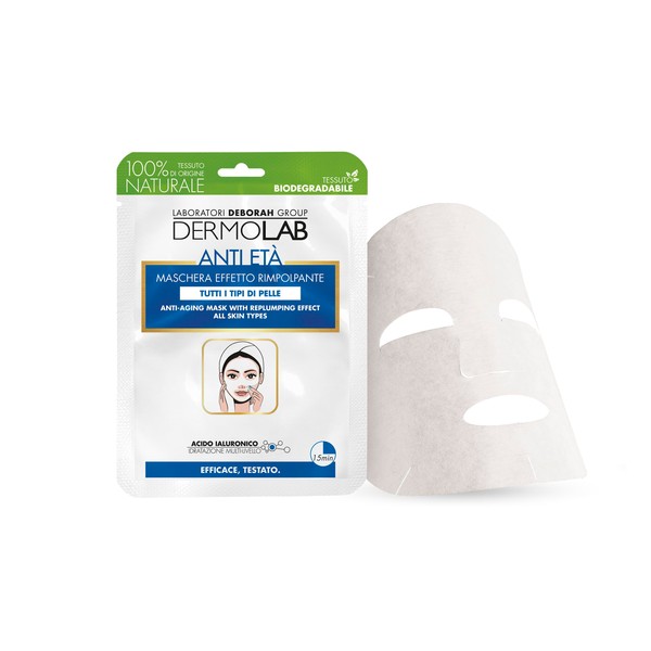 Dermo Lab Fabric Urosmooth * Anti-Ageing/Hyaluronic Face Mask 1 Piece