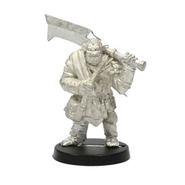Stonehaven Half-Orc Fighter Miniature Figure (for 28mm Scale Table Top War Games) - Made in USA