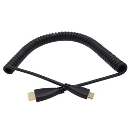 VViViD Sun High Speed HDMI (Male) to Mini HDMI (Male) to Mini HDMI Male to Mini HDMI Male to Mini HDMI Type C (Mini) Male, Gold-Plated Connectors, High Speed Data Transmission, Expandable Adjustable