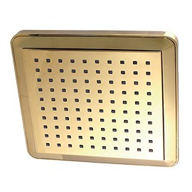9.625 in. Claremont Square Rainfall Shower Head Polished Brass