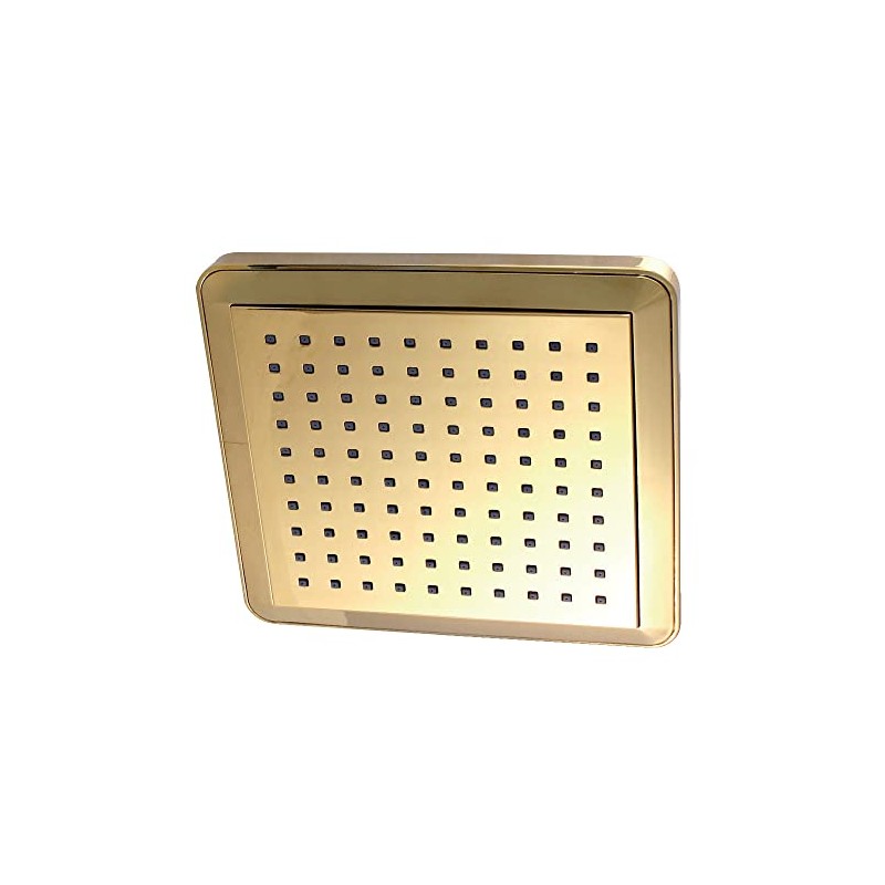 9.625 in. Claremont Square Rainfall Shower Head Polished Brass