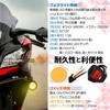 PIENSE Motorcycle Fog Light with 2 LEDs/Switch Included, Small, Waterproof,