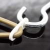 Polyamide Strain Relief 3-Hole 32 x 12 x 2.5 mm