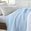 100% Cotton Waffle Weave Queen Bed Blanket | Soft, Breathable,
