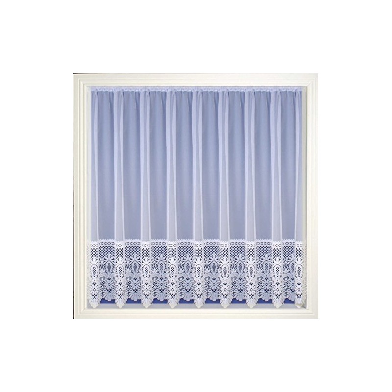 Brazil net curtain 63" drop - sold by the meter