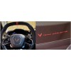 23766 C8 Corvette RAPID BLUE STEERING WHEEL VINYL STRIPE (2