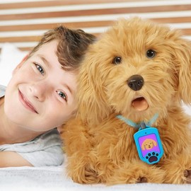 My Fuzzy Friends Moji Interactive Labradoodle - Plush Interactive Dog Toy for Boys and Girls, Loveable and Lifelike Companion Pet