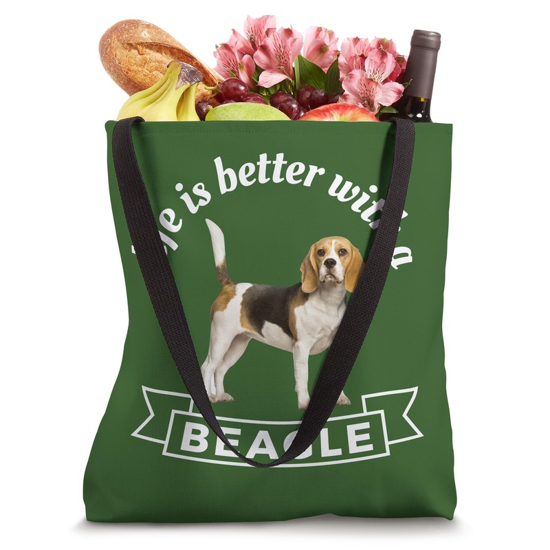 Beagle Owner Life Is Better with a Beagle Tote Bag