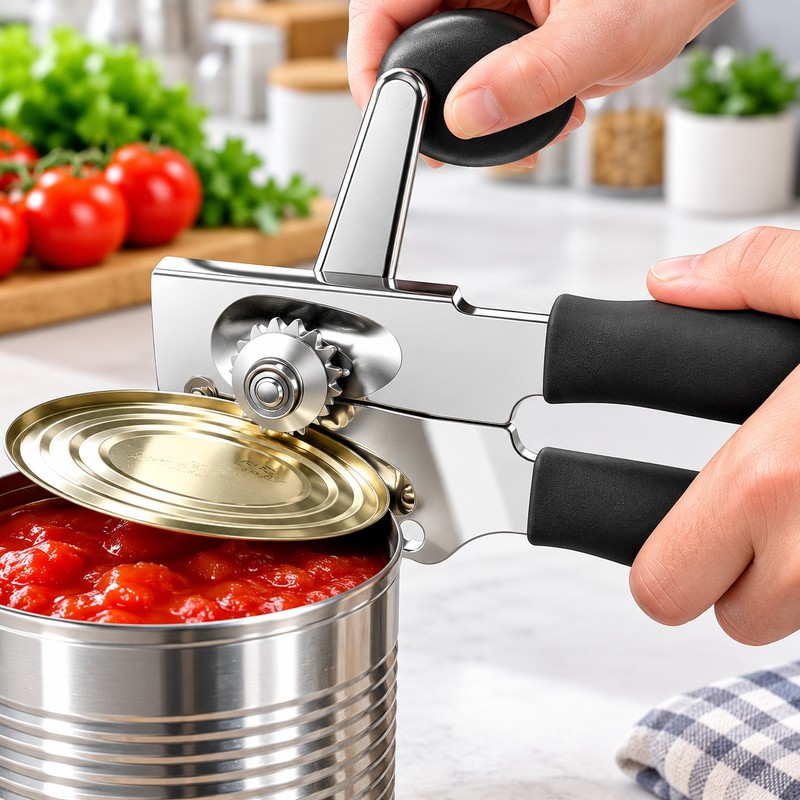 Commercial Manual Can Opener for Kitchen Use – Heavy-Duty Stainless