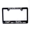 MOONEYES LOOK_NF-MG130MLO-MON License Plate Frame for Motorcycles Black