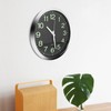 Pvczool 12 Inch Round Luminous Wall Clock Glow in the