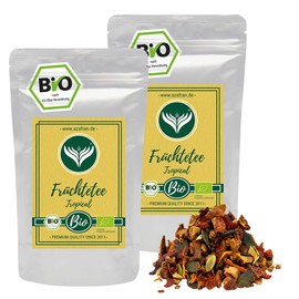 Azafran Organic Fruit Tea Tropical Island with Pineapple, Apple and Mango 500 g