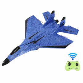RC Airplane with Light Model Aircrafts EPP Foam Fighter Rechargeable Gliding Airplane