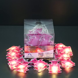 Sleep Sakes Indoor String Light 10 LED - Pink Dragon