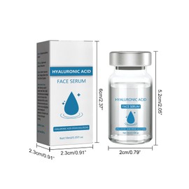 2 Stück Vitamin C Serum mit Hyaluronsäure, Bio Straffendes Serum, Anti-Wrinkle Serum, Cellular Filler Booster von Hyaluronsäure, Feuchtigkeitsspendendes und Straffendes Gesichtsserum