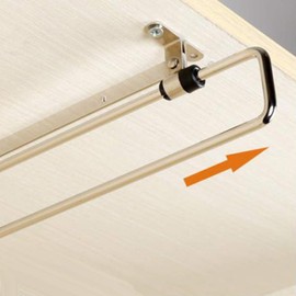 Telescopic Closet Hanger Rail, Retractable Wardrobe Closet Pull Out Rod Clothes Hanger Towel Rail/Extending Rail/Storage Organiser Sliding Rail, Polished Chorme Storage Telescopic Clothes Rod, 12 In