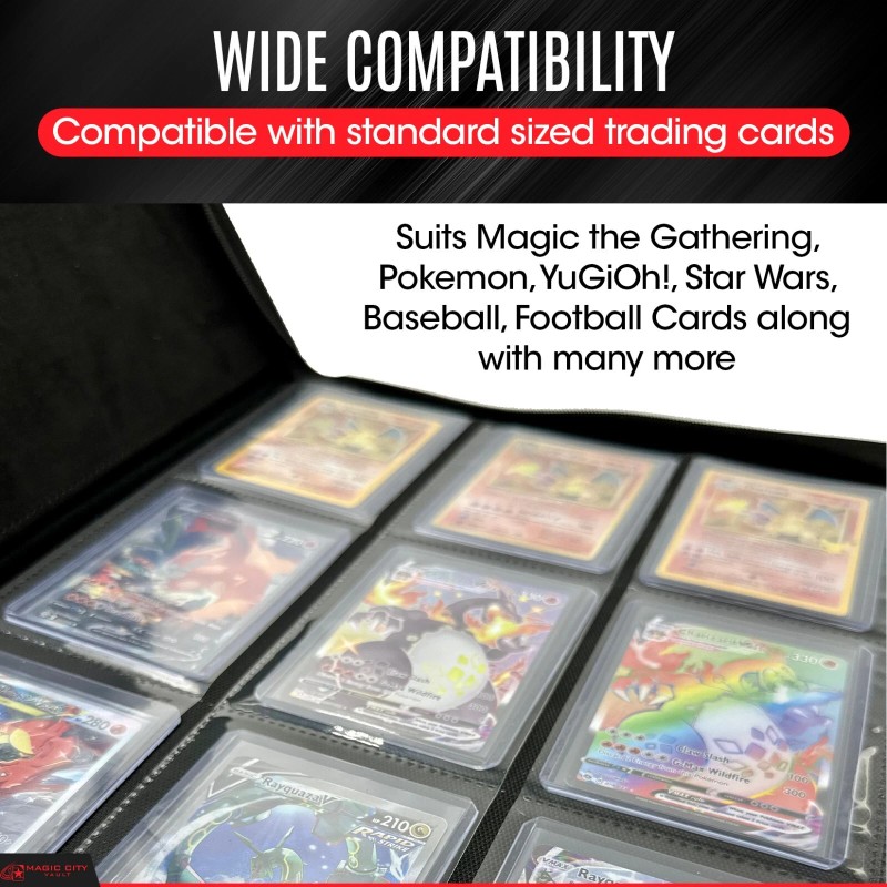 Magic City Vault | Leather TopLoader Binder | Holds 252