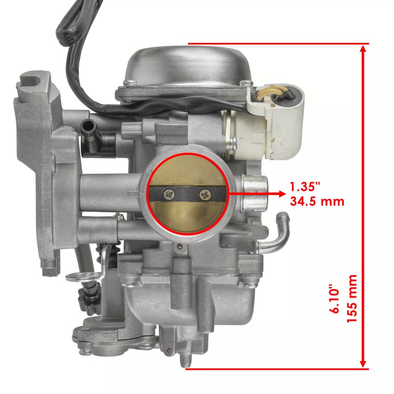 Caltric Carburetor fits Arctic Cat Prowler 650 4x4 H1 Automatic