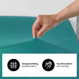 Jersey Fitted Sheet All Colours & Sizes 100% Cotton, 180-200 x 200 cm