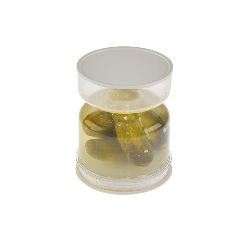 Pickles Jar Dry and Wet Dispenser Pickles Olives Hourglass Jar