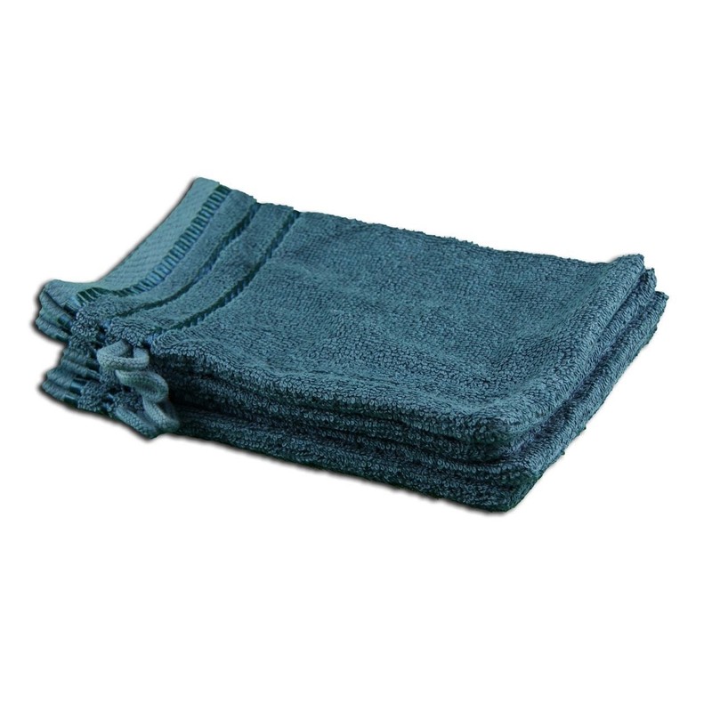 Gözze - Bath/Shower Glove/Mitt, Set of 4, Berlin, 100% Cotton,