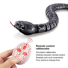Infrared Remote Control Snake Toy Simulation Fake Snake Toy Scary Prank Toy Gifts for Kids