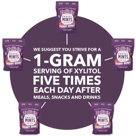 Zellie's |100% Xylitol Sugar Free Cherry Berry Breath Mints | Non-GMO, Low-Calorie, Gluten Free, Vegan & Kosher Mints (540 Count - Pack of 1)