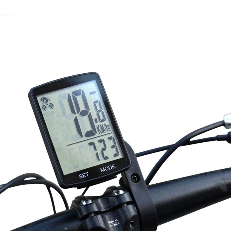 Multifunctional LCD Screen Bicycle Computer Wireless Bike Rainproof Speedometer Odometer