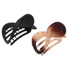 PACKOVE 2pcs French Hair Clips for Women Strong Hold Clips Matte Finish Hair Accessories for Weddings Birthdays and Daily Wear Lightweight Design