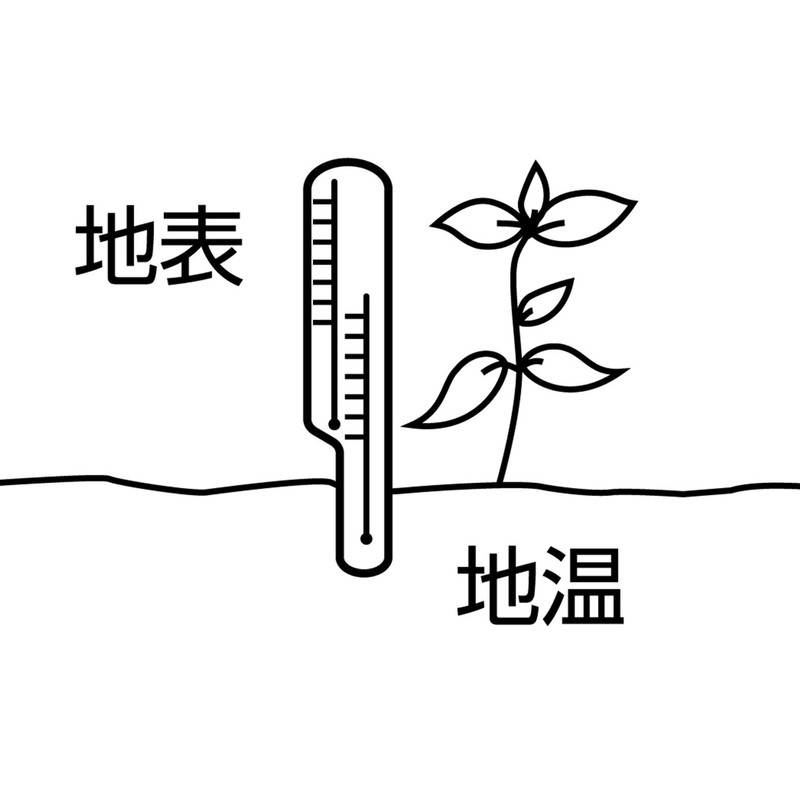 シンワ測定(Shinwa Sokutei) 気温地温計 O-4 ホワイト 72624